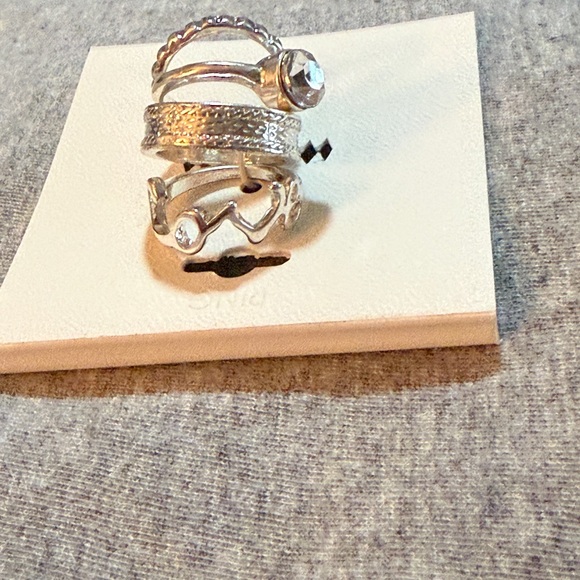 Silver Ring Set of 4 NWT - Picture 14 of 16